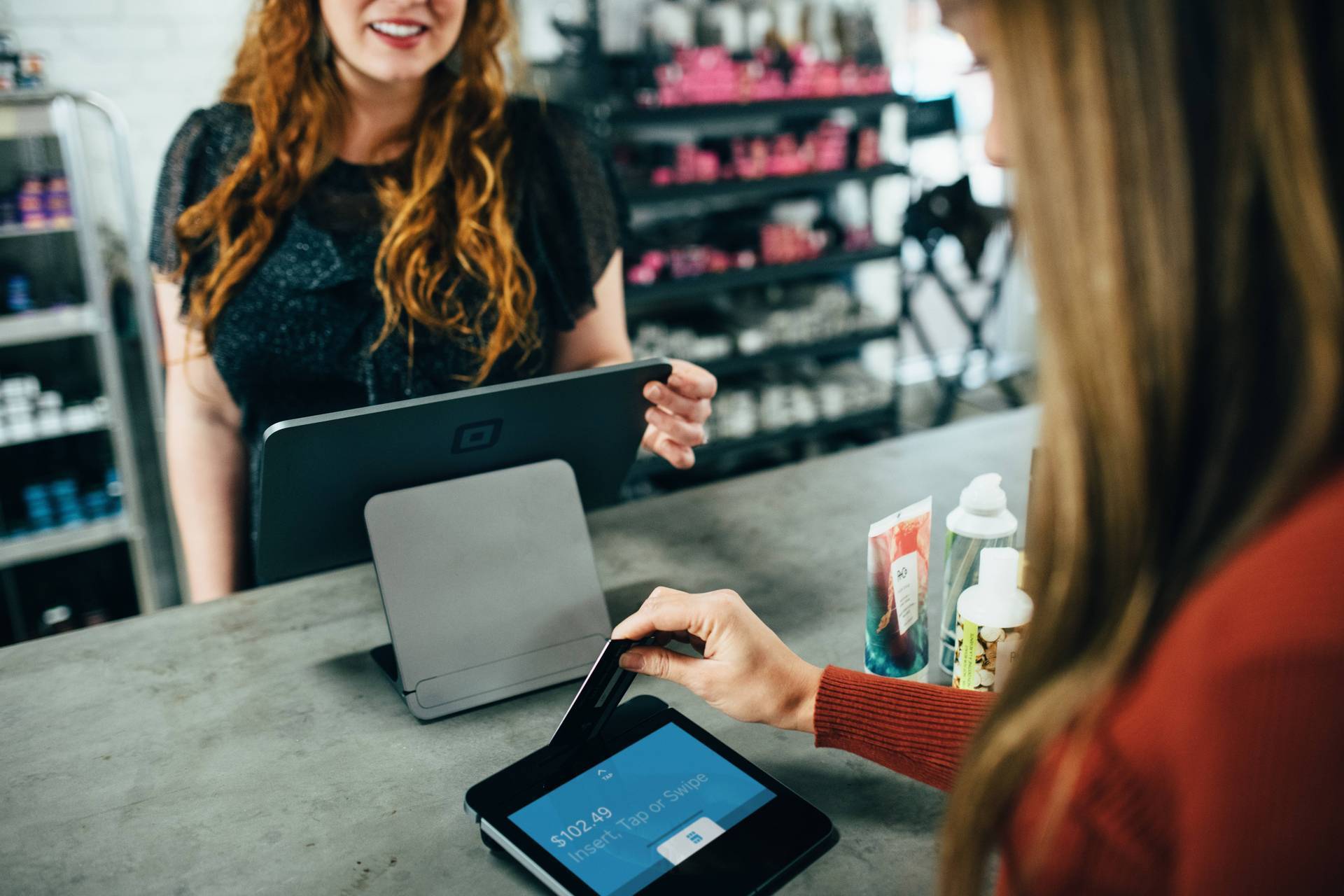 Paying using a credit card