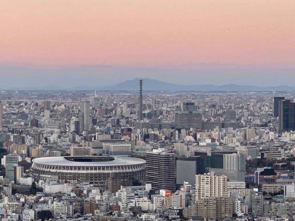 What can you see and do near Tokyo National Olympic Stadium