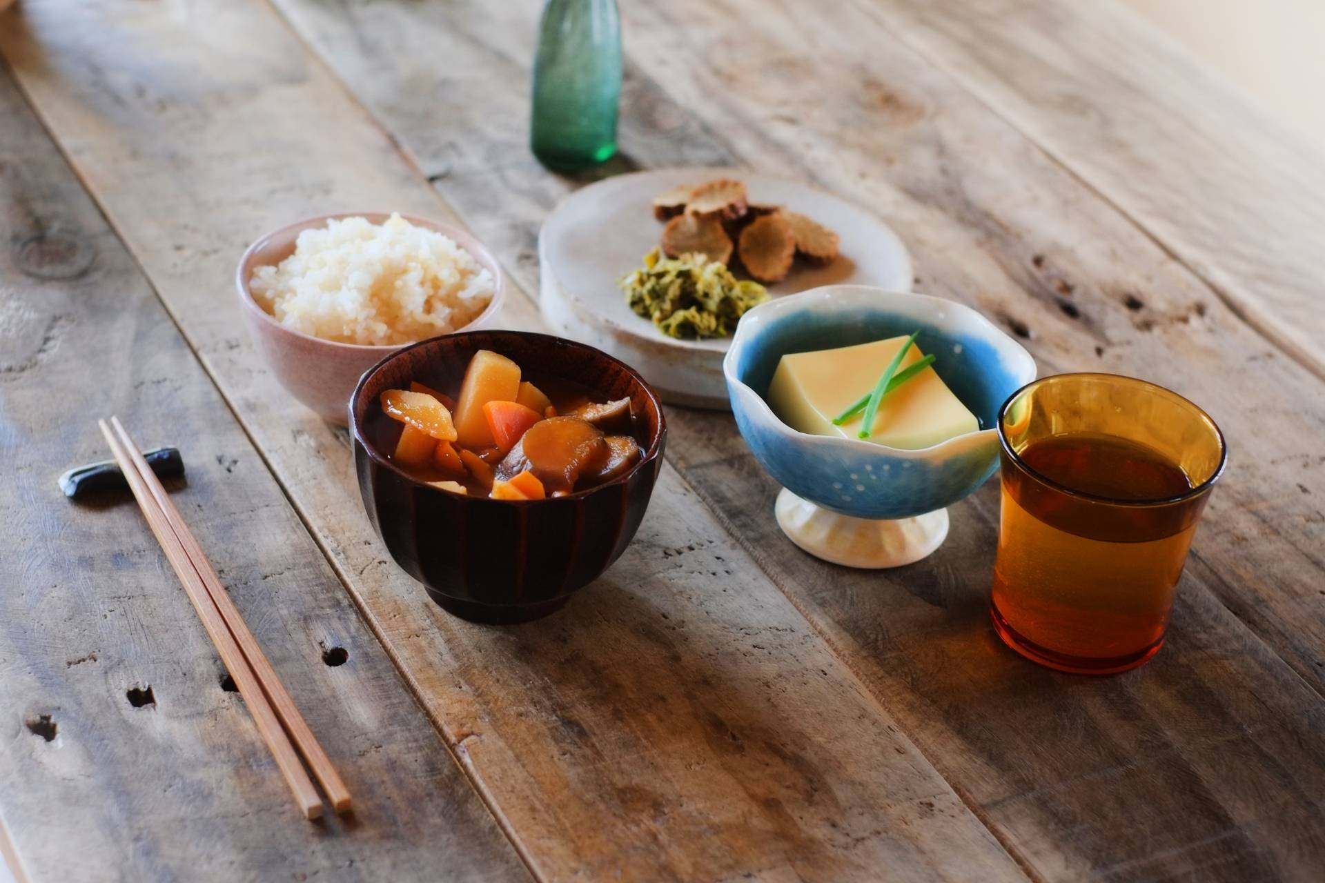 Japanese breakfast paprika