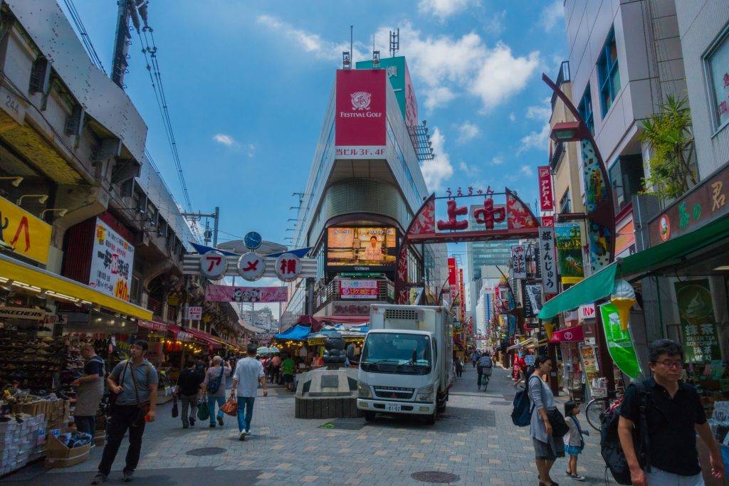 Ueno shopping, eat, nightlife